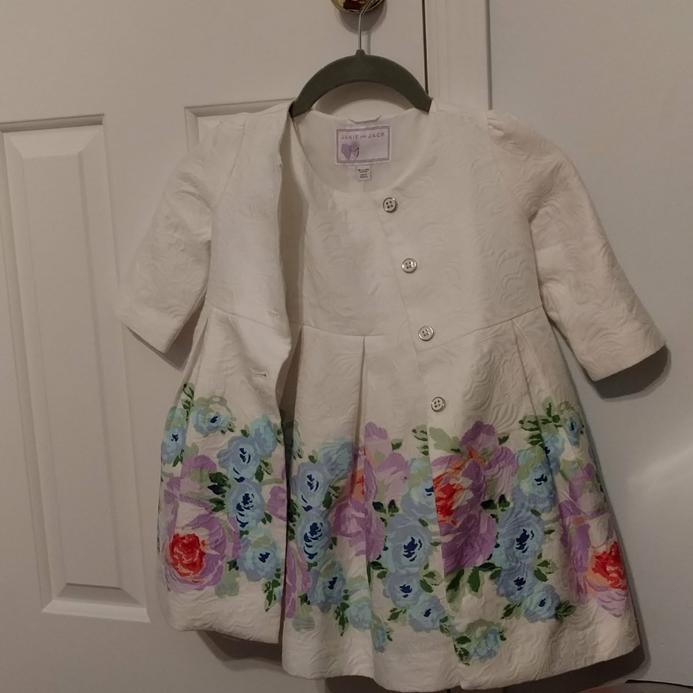 Stunning Janie and Jack dress/jacket set 18-24m